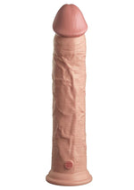 Load image into Gallery viewer, King Cock Elite Dual Density Silicone Dildo - Vanilla - 11in
