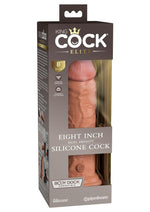 Load image into Gallery viewer, King Cock Elite Dual Density Silicone Dildo - Caramel - 8in
