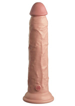 Load image into Gallery viewer, King Cock Elite Dual Density Silicone Dildo - Vanilla - 9in
