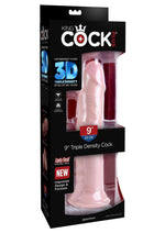 Load image into Gallery viewer, King Cock Plus Triple Density Dildo - Vanilla - 9in
