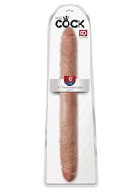 Load image into Gallery viewer, King Cock Thick Double Dildo - Caramel/Tan - 16in
