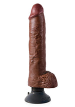 Load image into Gallery viewer, King Cock Vibrating Dildo with Balls
