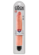 Load image into Gallery viewer, King Cock Vibrating Stiffy Dildo - Vanilla - 10in
