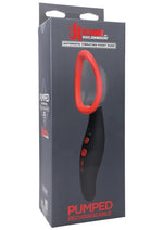 Load image into Gallery viewer, Kink Pumped Rechargeable Automatic Vibrating Silicone Pussy Pump - Black/Red
