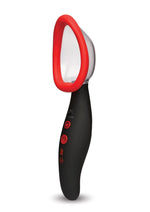 Load image into Gallery viewer, Kink Pumped Rechargeable Automatic Vibrating Silicone Pussy Pump - Black/Red
