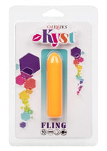 Load image into Gallery viewer, Kyst Fling Rechargeable Silicone Bullet Massager - Orange