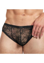 Load image into Gallery viewer, Lace King Lace Bikini - Black - Large/Medium
