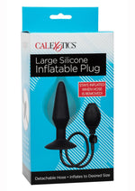 Load image into Gallery viewer, Large Silicone Inflatable Plug - Black - Large
