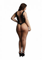 Load image into Gallery viewer, Le Desir Contrast Fence Net Teddy

