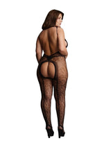 Load image into Gallery viewer, Le Desir Crotchless Leopard Bodystocking
