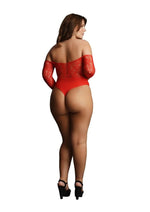 Load image into Gallery viewer, Le Desir Crotchless Rhinestone Teddy
