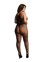 Load image into Gallery viewer, Le Desir Duo Net High Neck Bodystocking
