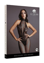Load image into Gallery viewer, Le Desir Fishnet and Lace Bodystocking - Black - One Size
