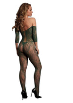 Load image into Gallery viewer, Le Desir Lace Long Sleeved Bodystocking
