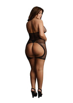 Load image into Gallery viewer, Le Desir Peek-A-Boo Fishnet Dress