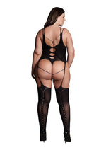 Load image into Gallery viewer, Le Desir Shade Elara Vii Bodystocking with Open Cups
