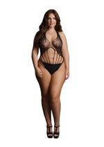Load image into Gallery viewer, Le Desir Strappy Lace Teddy - Black - Queen
