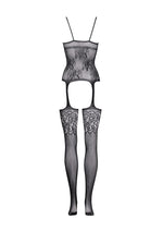 Load image into Gallery viewer, Le Desir Suspender Rhinestone Bodystocking
