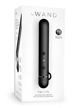 Load image into Gallery viewer, Le Wand Baton Rechargeable Silicone Vibrator - Black
