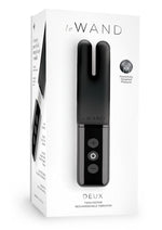 Load image into Gallery viewer, Le Wand Deux Silicone Rechargeable Dual Vibrator - Black
