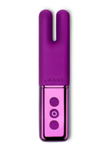 Load image into Gallery viewer, Le Wand Deux Silicone Rechargeable Dual Vibrator - Cherry/Purple
