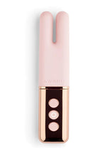 Load image into Gallery viewer, Le Wand Deux Silicone Rechargeable Dual Vibrator - Rose Gold
