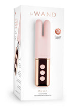 Load image into Gallery viewer, Le Wand Deux Silicone Rechargeable Dual Vibrator - Rose Gold
