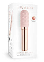 Load image into Gallery viewer, Le Wand Grand Bullet Rechargeable Silione Vibrator - Rose Gold
