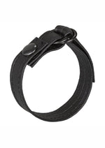 Load image into Gallery viewer, Leather Cinch Cock Ring - Black