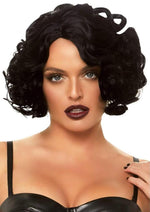 Load image into Gallery viewer, Leg Avenue Curly Bob Wig - Black - One Size
