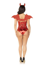 Load image into Gallery viewer, Leg Avenue Devil Kit Rhinestone Devil Wings and Horn Headband