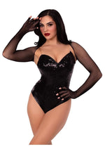 Load image into Gallery viewer, Leg Avenue Fishnet Fingerless Gloved Shrug