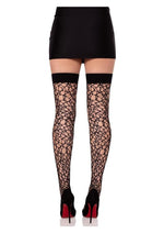 Load image into Gallery viewer, Leg Avenue Fractured Net Thigh Highs