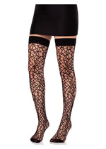 Load image into Gallery viewer, Leg Avenue Fractured Net Thigh Highs
