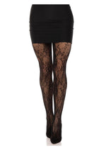 Load image into Gallery viewer, Leg Avenue Garden Rose Lace Tights