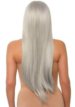 Load image into Gallery viewer, Leg Avenue Long Straight 33 Center Part Wig - Grey - One Size
