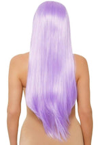 Load image into Gallery viewer, Leg Avenue Long Straight 33 Center Part Wig - Lavender/Purple - One Size
