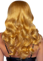 Load image into Gallery viewer, Leg Avenue Misfit Long Wavy Bang Wig - Blonde/Yellow - One Size
