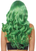 Load image into Gallery viewer, Leg Avenue Misfit Long Wavy Bang Wig - Green - One Size
