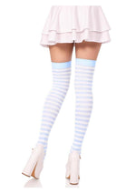 Load image into Gallery viewer, Leg Avenue Nylon Stocking with Stripe