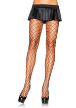 Load image into Gallery viewer, Leg Avenue Spandex Diamond Pantyhose - Black - One Size
