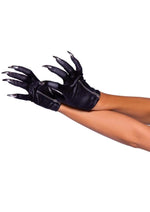 Load image into Gallery viewer, Leg Avenue Zip-Up Claws Gloves - Black - One Size
