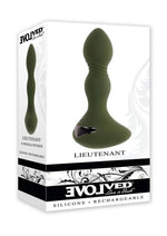 Load image into Gallery viewer, Lieutenant Rechargeable Silicone Anal Plug - Green