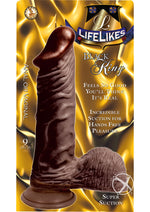 Load image into Gallery viewer, Lifelikes Black King Dildo - Chocolate - 9in
