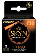Load image into Gallery viewer, LifeStyles Skyn Elite Large Non Latex Lubricated Condoms - Large - 3-Pack
