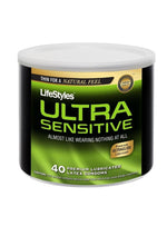 Load image into Gallery viewer, LifeStyles Ultra Lubricated 40 Latex Condoms - Bowl

