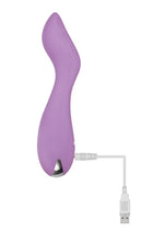 Load image into Gallery viewer, Lilac G Rechargeable Silicone Vibrator
