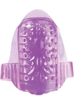 Load image into Gallery viewer, Ling O Vibrating Tongue Ring Silicone Waterproof - Purple