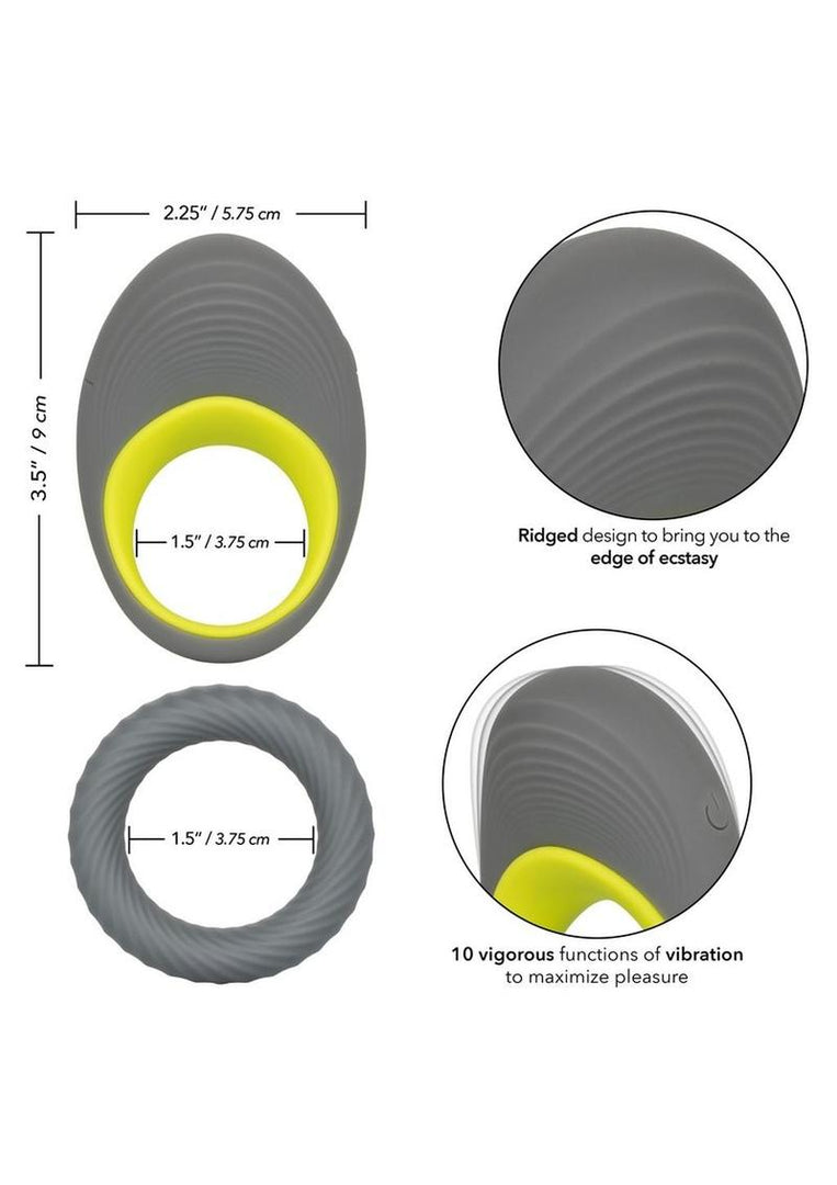 Link Up Edge Silicone Vibrating Cock Ring
