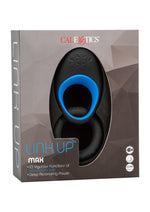 Load image into Gallery viewer, Link Up Max Silicone Vibrating Cock Ring - Black/Blue/Multicolor